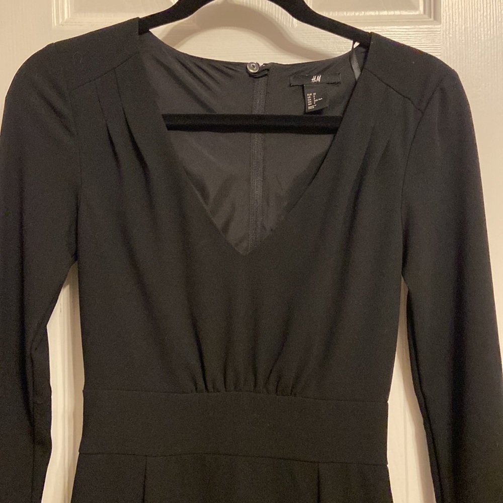 H&M Long Sleeve Black Dress